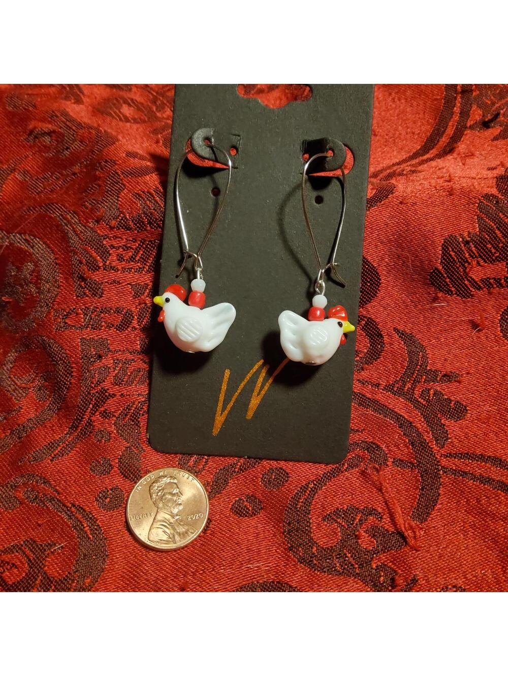 Rooster Root Earrings